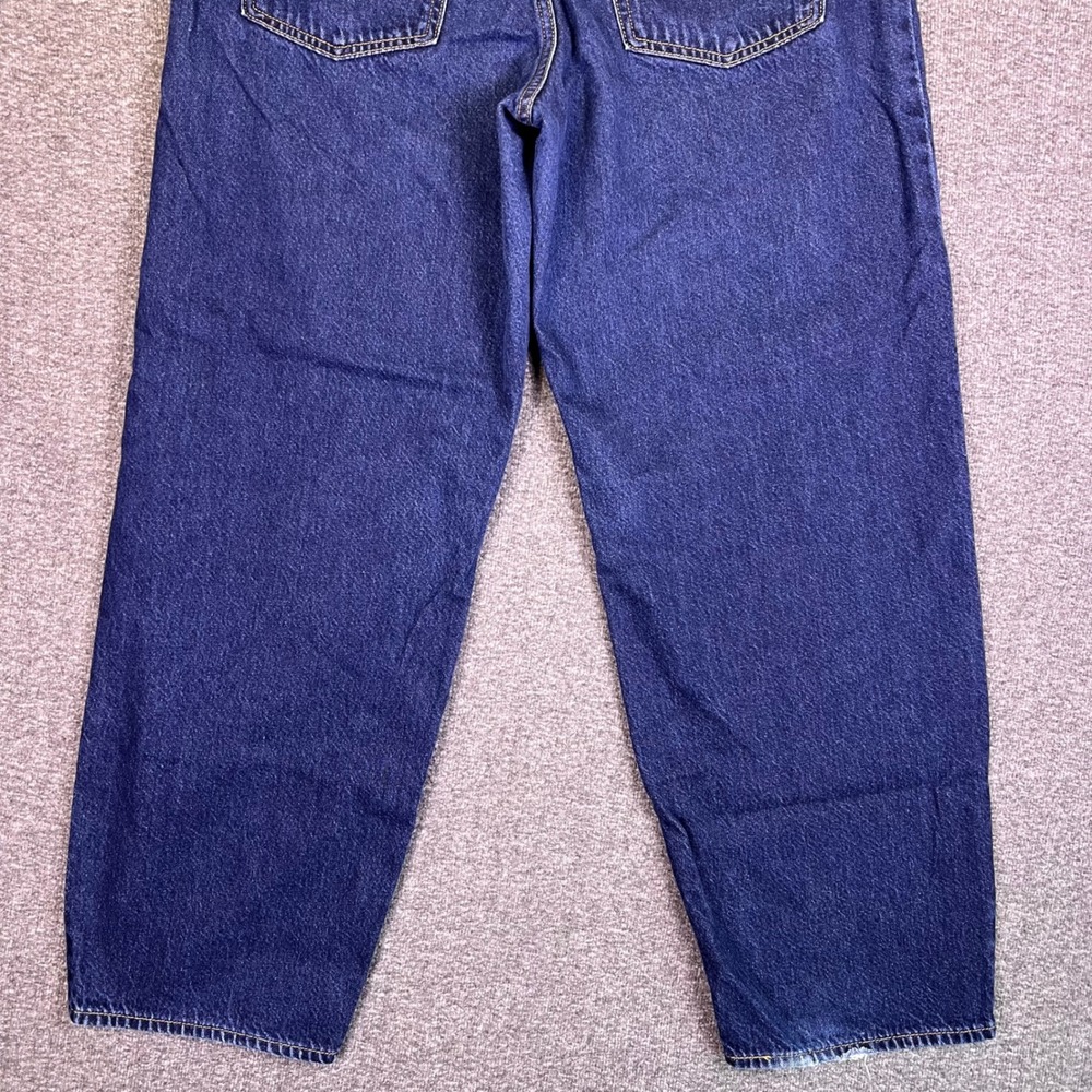 Levis Premium Jeans Mens 32x30 Baggy Dad Wide Leg Dark Wash Relaxed Fits36x30 - Picture 11 of 16